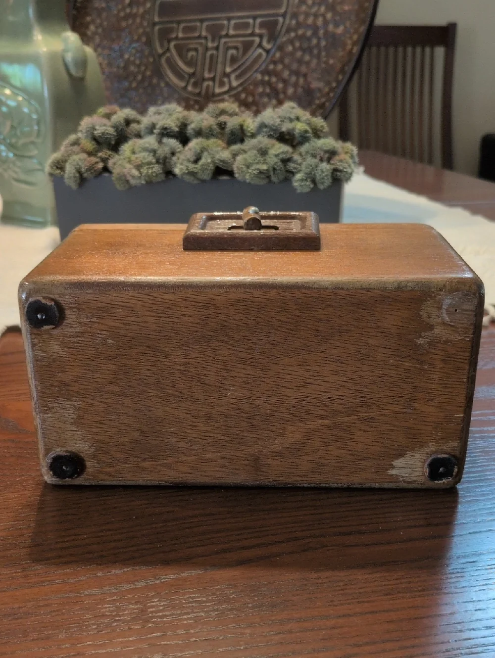 Darling Forsum Vintage Wooden Box Hangbag with Handle - Picture 7 of 11